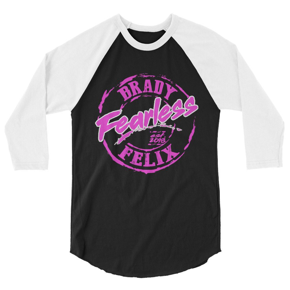 Brady Felix "Est 2018" 3/4 sleeve raglan shirt