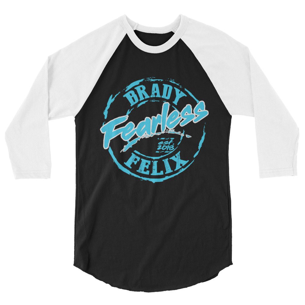 Brady Felix "Est 2018" 3/4 sleeve raglan shirt