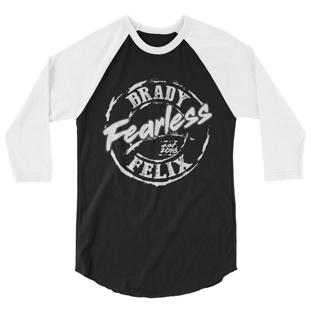 Brady Felix "Est 2018" 3/4 sleeve raglan shirt