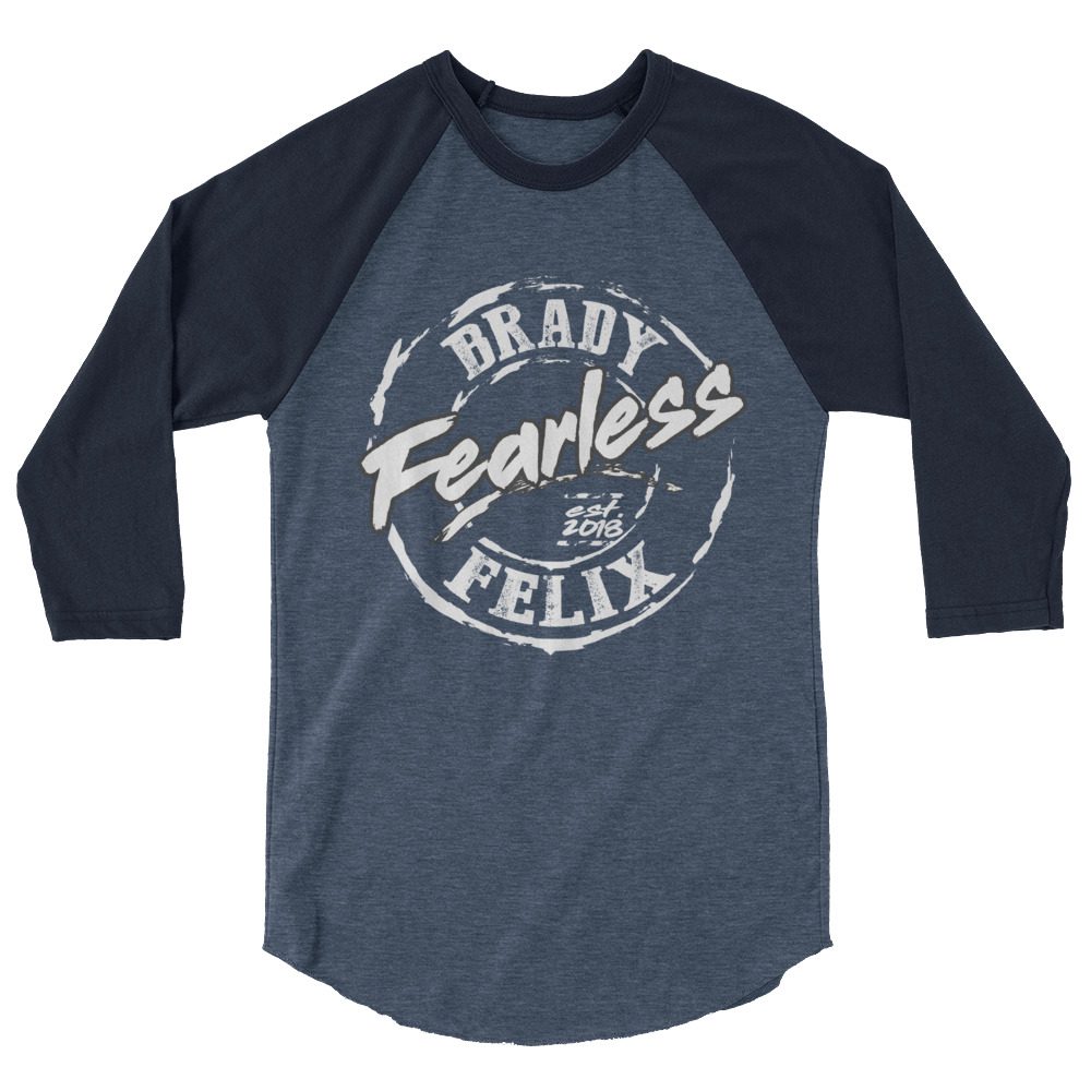 Brady Felix "Est 2018" 3/4 sleeve raglan shirt
