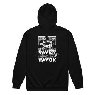 Raven Havok "Alpha Omega (original design)" Unisex Zip Up Hoodie