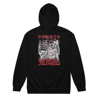 Raven Havok "Demon Of Deathmatch" Unisex Zip Up Hoodie