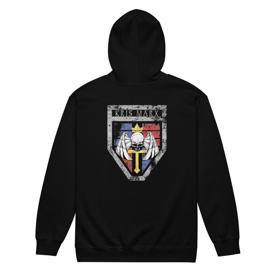 Kris Marx "Crest" Unisex Zip Up Hoodie