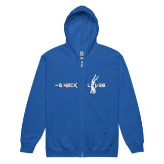 JAIDEN "-5 Neck Lives" Unisex Zip Up Hoodie