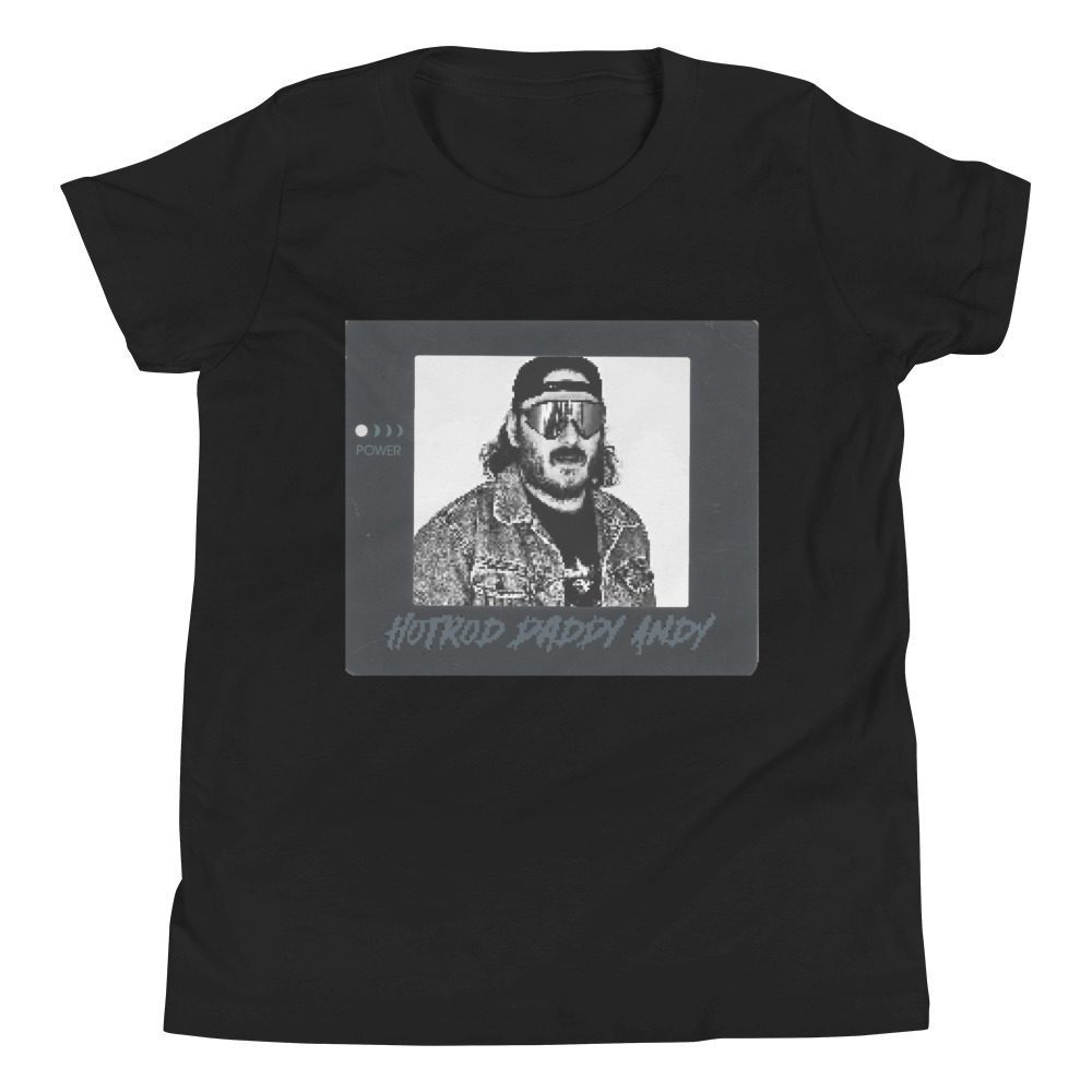 HOT ROD DADDY ANDY "PIXEL DADDY" Youth Short Sleeve T-Shirt