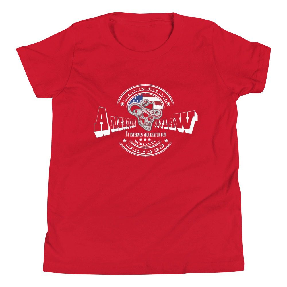 Coastal Wrestling Federation "Marshal Briggs - American Outlaw Deluxe" Youth Short Sleeve T-Shirt