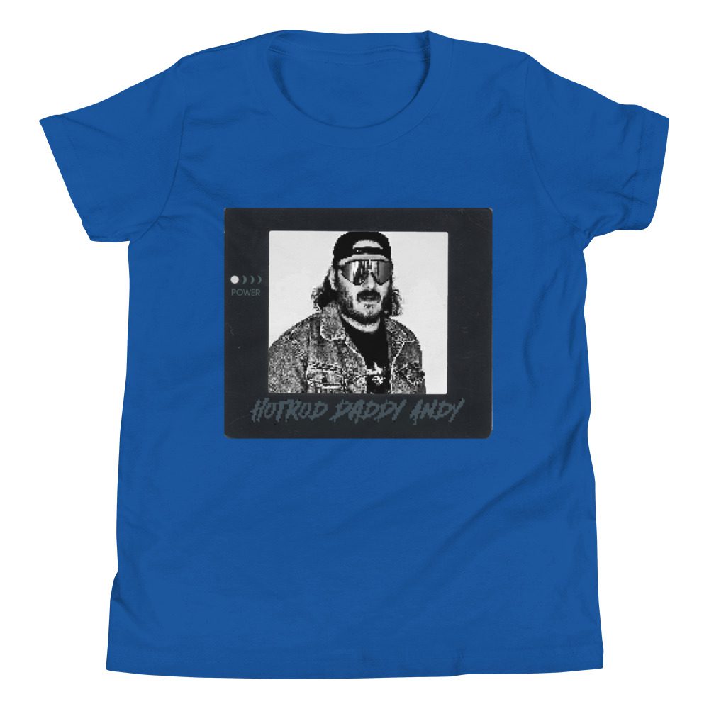 HOT ROD DADDY ANDY "PIXEL DADDY" Youth Short Sleeve T-Shirt