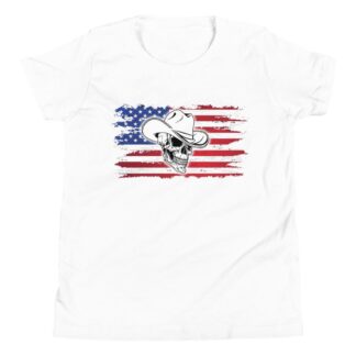 Coastal Wrestling Federation "Marshal Briggs - Marshal Briggs Flag" Youth Short Sleeve T-Shirt