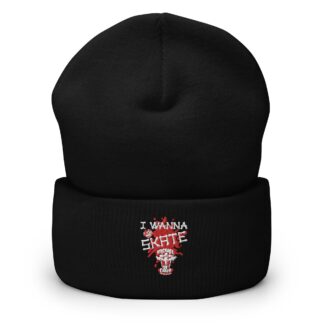 Vampyre Diago Diablo "I Wanna Skate" Cuffed Beanie