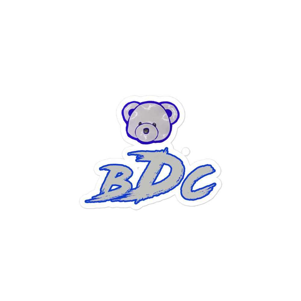 Big Daddy Cruz "Blue Bear" Bubble-free stickers
