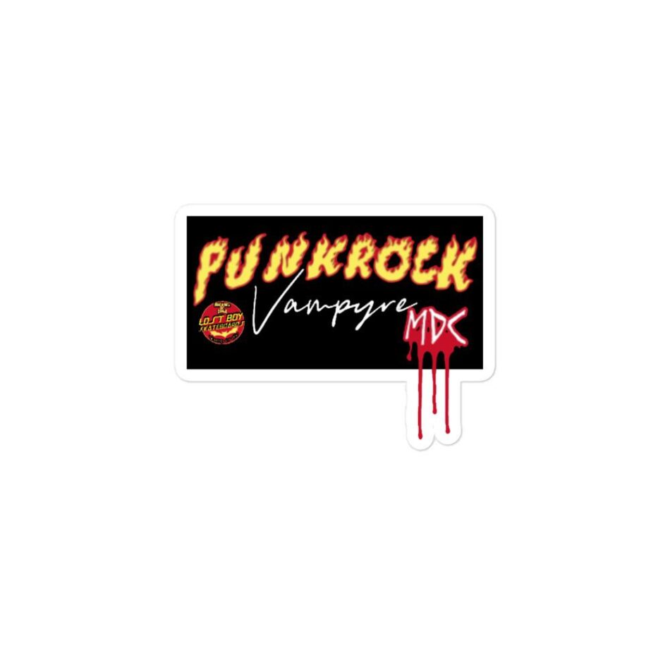 Vampyre Diago Diablo "Punkrock Vampyre Brand Logo" Bubble-free stickers