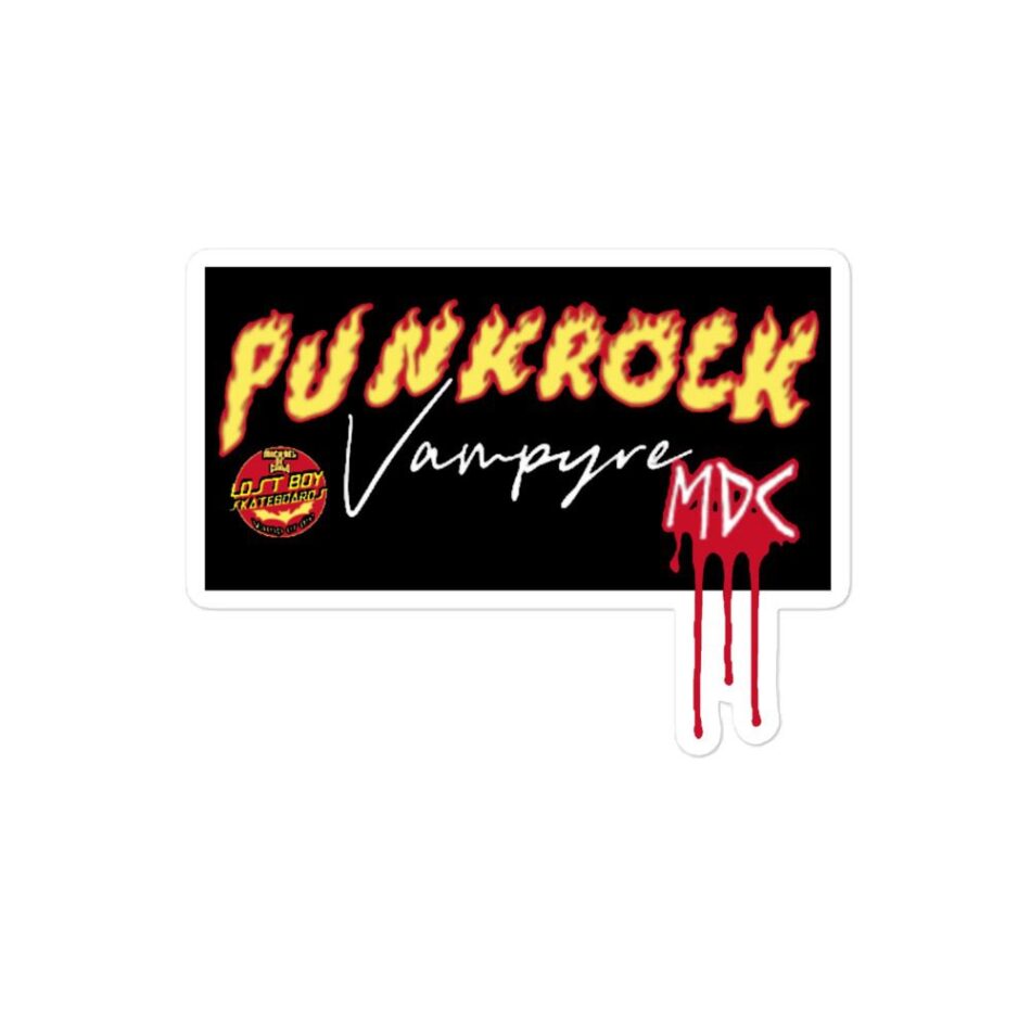Vampyre Diago Diablo "Punkrock Vampyre Brand Logo" Bubble-free stickers