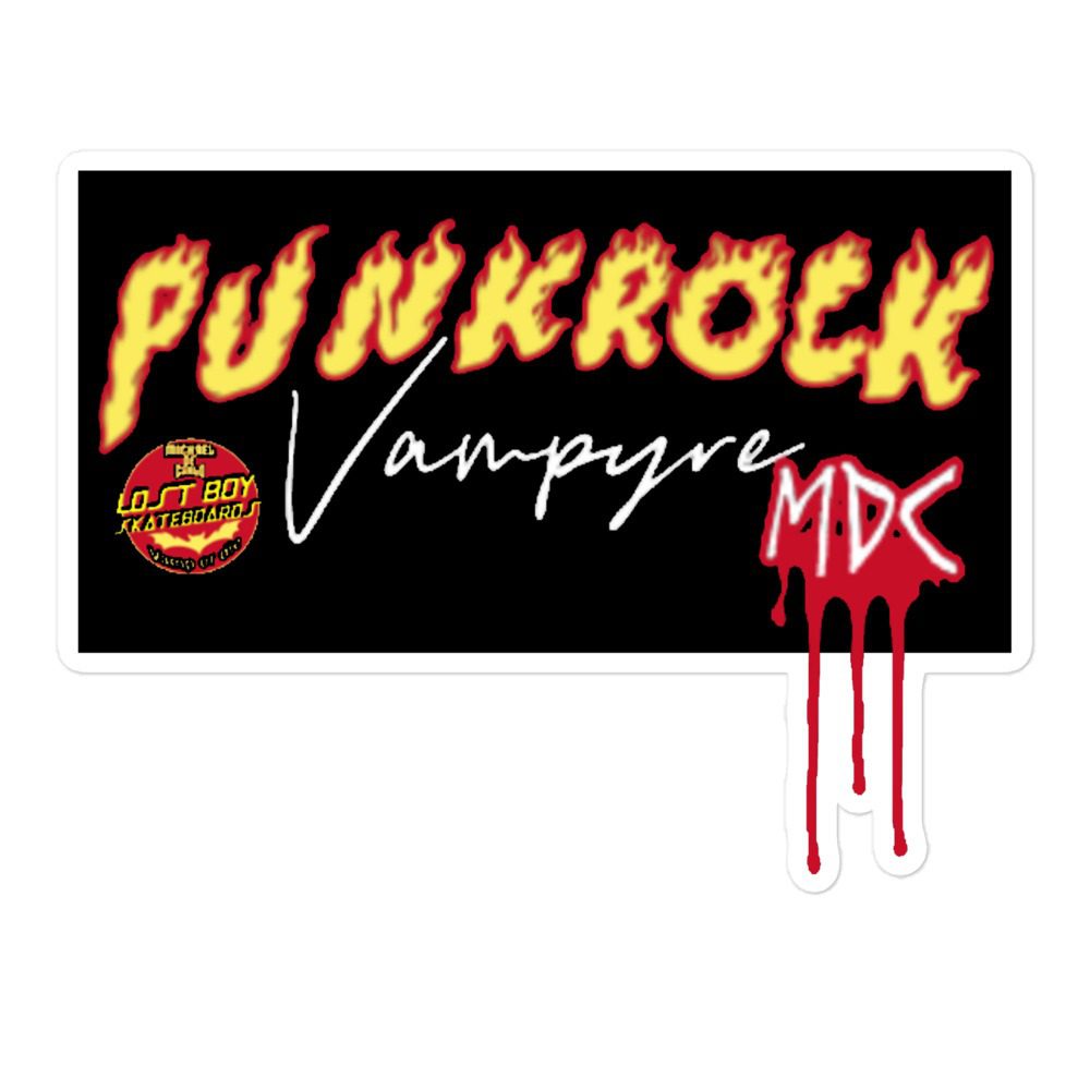 Vampyre Diago Diablo "Punkrock Vampyre Brand Logo" Bubble-free stickers