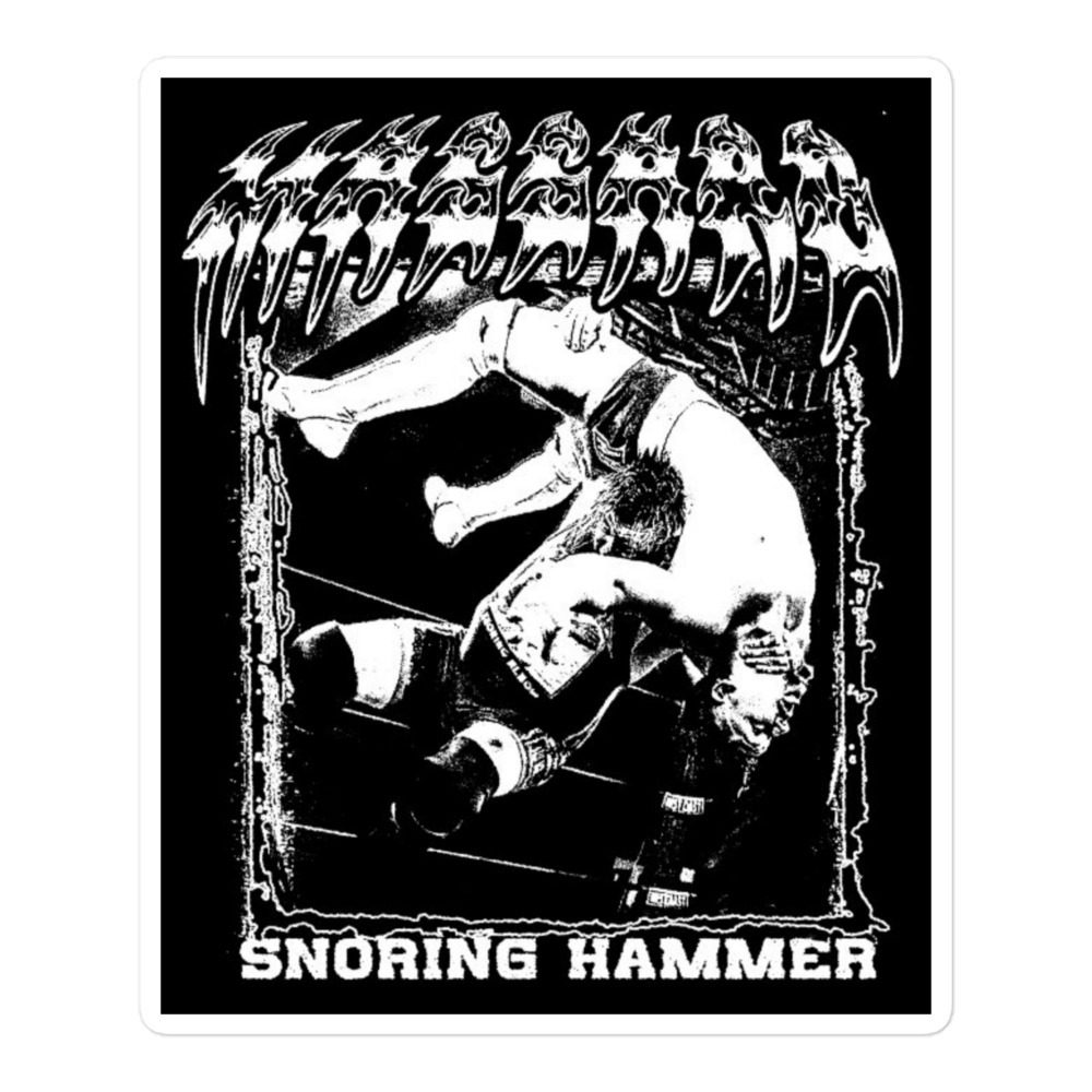 Vinnie Massaro "Snoring Hammer" Bubble-free stickers
