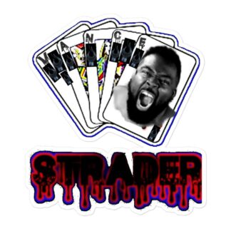 Vance Strader "Play Ya Cards Right" Bubble-free stickers