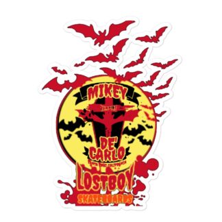 Vampyre Diago Diablo "Mikey de'Carlo Sk8 Brd Logo" Bubble-free stickers