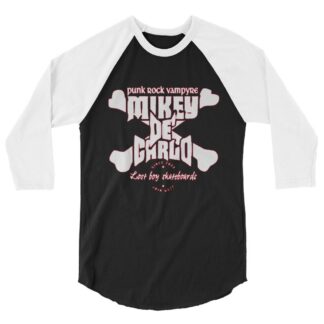 Vampyre Diago Diablo "Mikey Bones Brand Crew" 3/4 sleeve raglan shirt