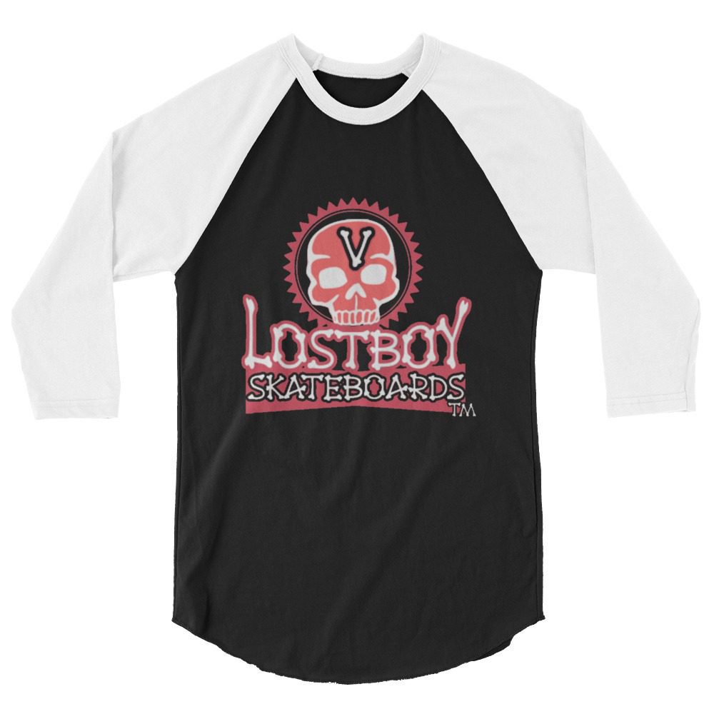Vampyre Diago Diablo "Lostboy Skateboards Brand Logo" 3/4 sleeve raglan shirt