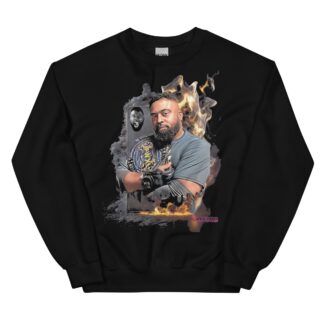 Vance Strader "Flaming Card" Unisex Sweatshirt