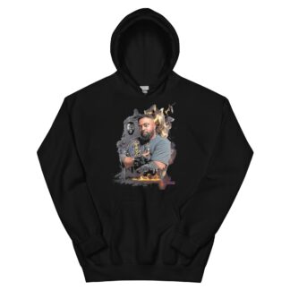 Vance Strader "Flaming Card" Unisex Hoodie