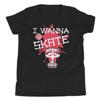 Vampyre Diago Diablo "I Wanna Skate" Youth Short Sleeve T-Shirt