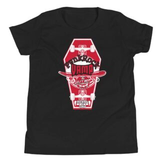 Vampyre Diago Diablo "Punk Rock Vamp Skateboard" Youth Short Sleeve T-Shirt