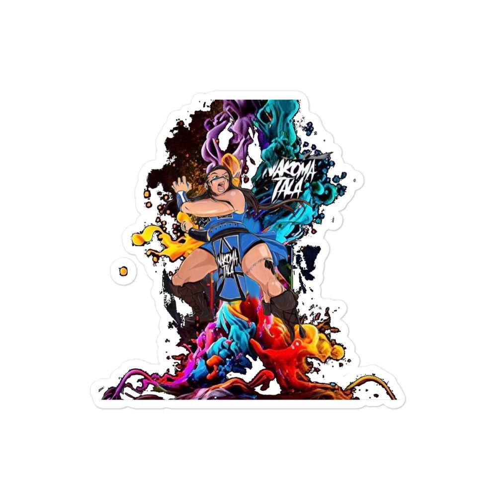 Nakoma Tala “Great Warrior Wolf” Bubble-free stickers