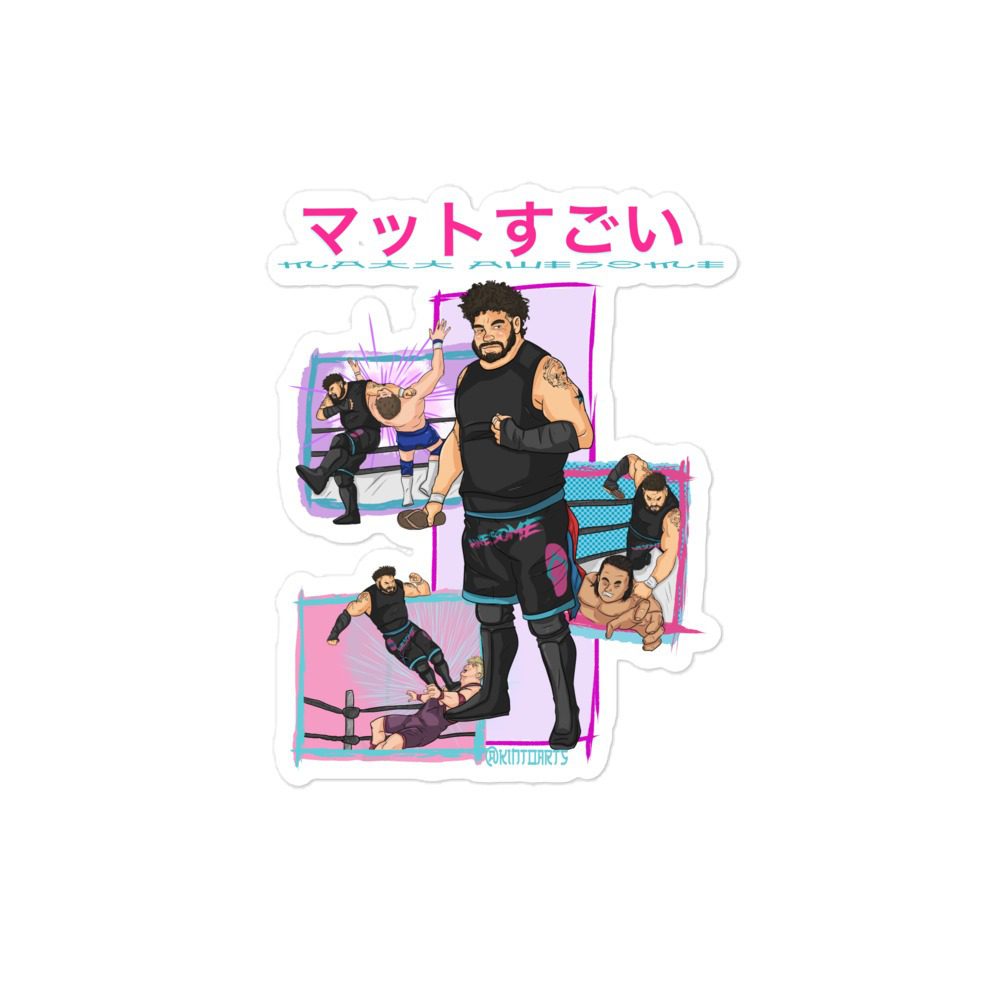 Matt Awesome "Anime Awesome" Bubble-free stickers