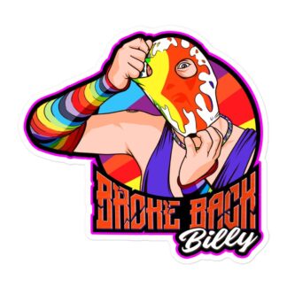 Broke Back Billy "Broke Back Billy Shield" Bubble-free stickers