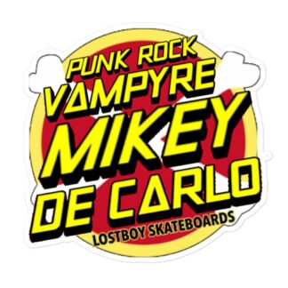 Vampyre Diago Diablo "Lostboy Skateboards Shop Brand Logo" Bubble-free stickers