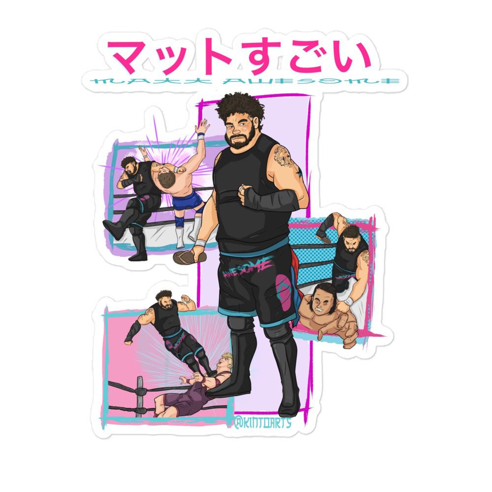 Matt Awesome "Anime Awesome" Bubble-free stickers