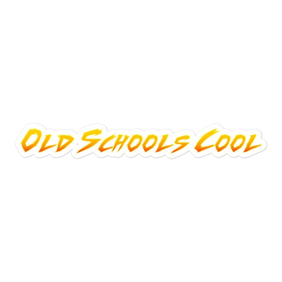 The Grappler IV "Old School's Cool" Bubble-free stickers