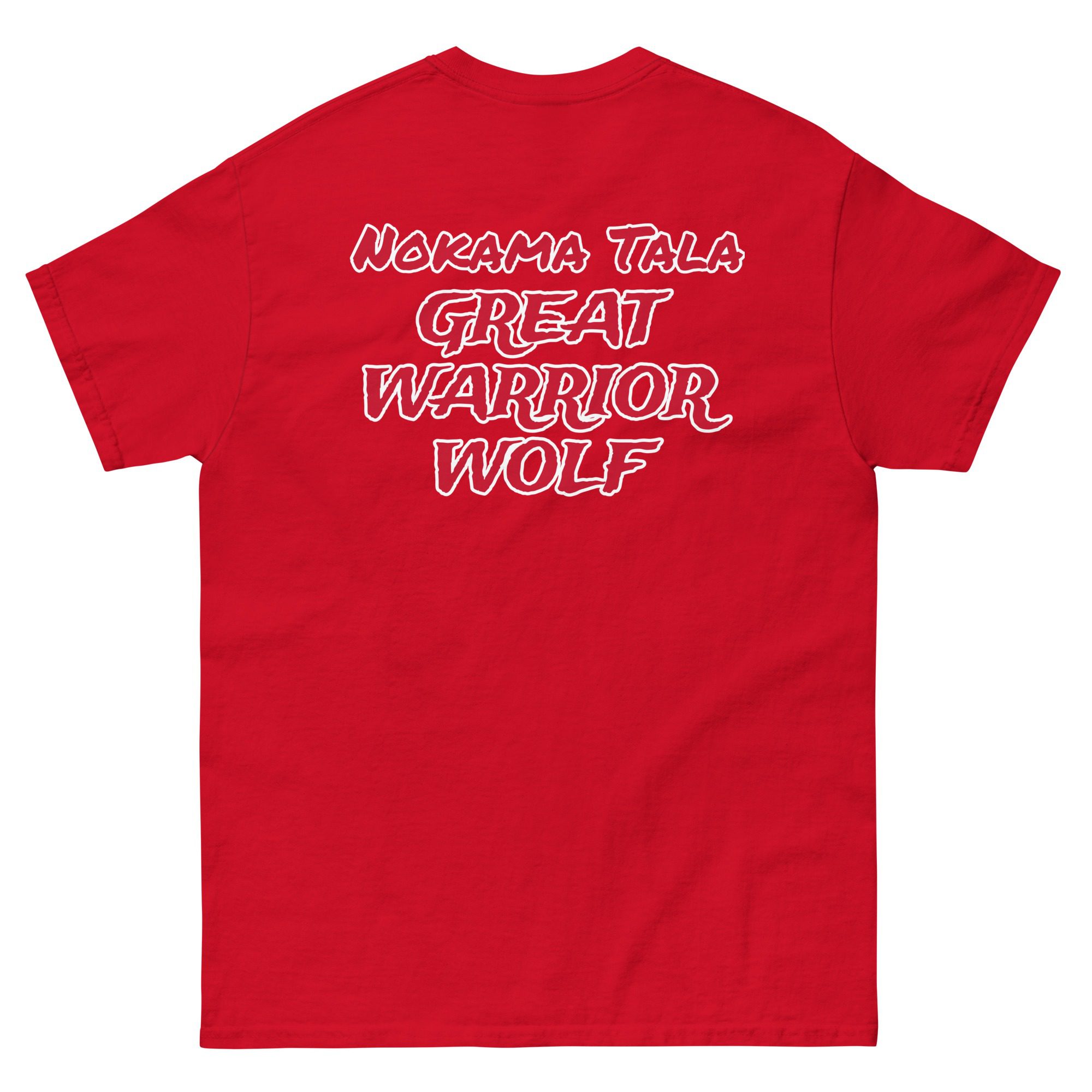 Nakoma Tala “Great Warrior Wolf” Short Sleeve Unisex t-shirt