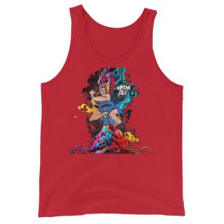 Nakoma Tala “Great Warrior Wolf” Unisex Tank Top