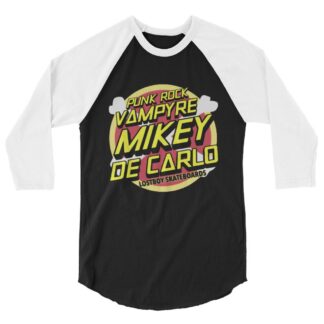 Vampyre Diago Diablo "Lostboy Skateboards Shop Brand Logo" 3/4 sleeve raglan shirt