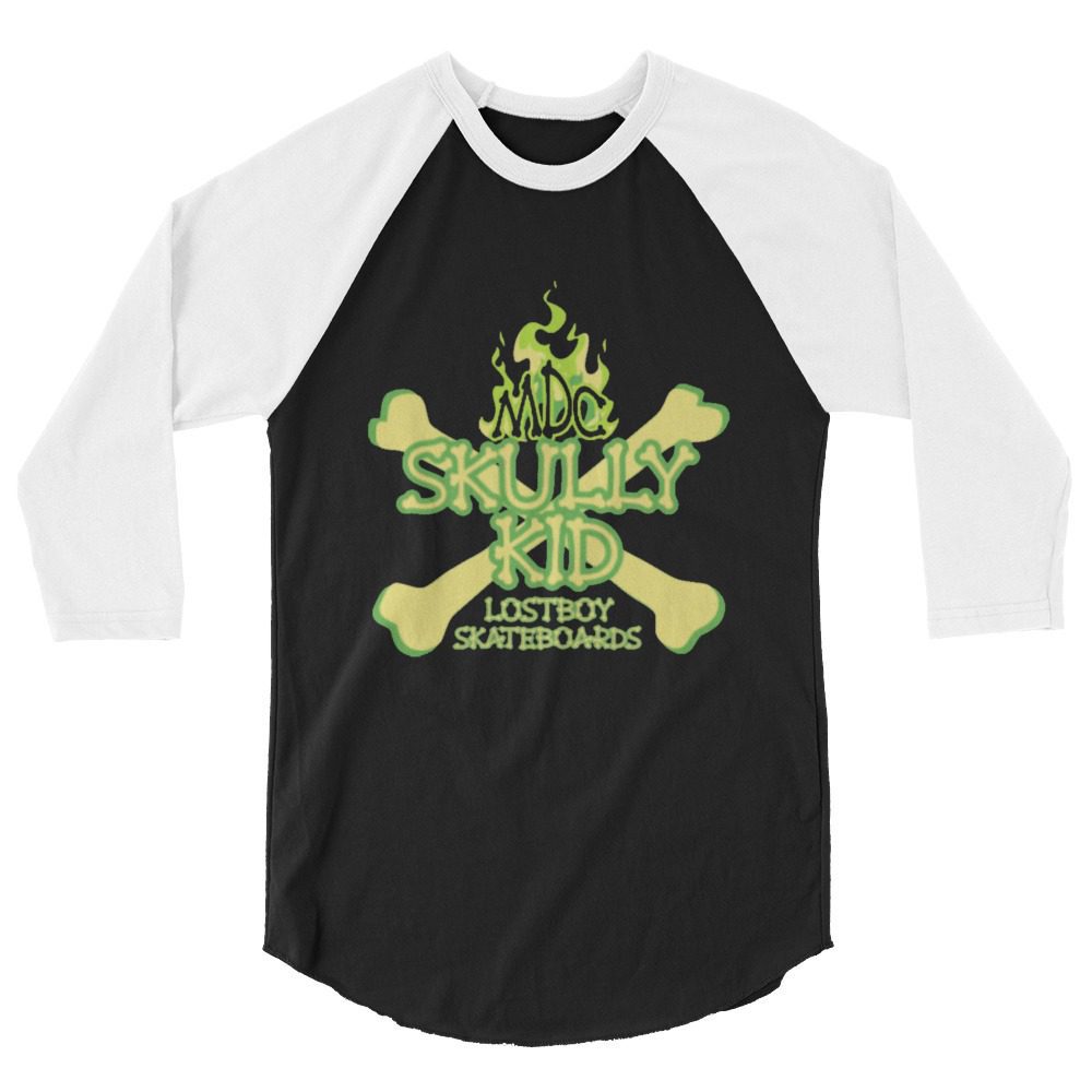 Vampyre Diago Diablo "Skully Kid Logo" 3/4 sleeve raglan shirt