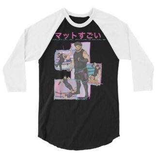 Matt Awesome "Anime Awesome" 3/4 sleeve raglan shirt