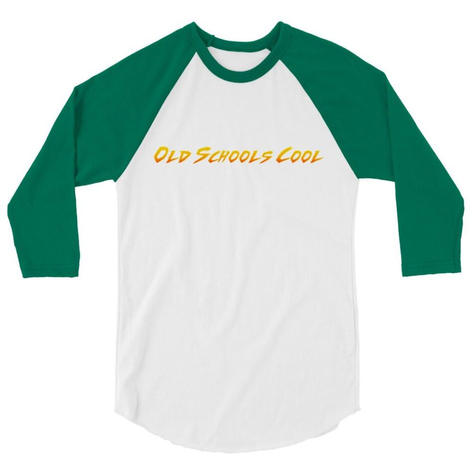The Grappler IV “Old School’s Cool” 3/4 sleeve raglan shirt