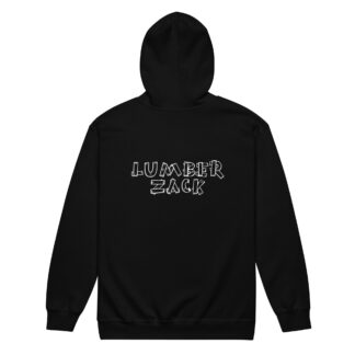 LumberZack "Script" Unisex Zip Up Hoodie