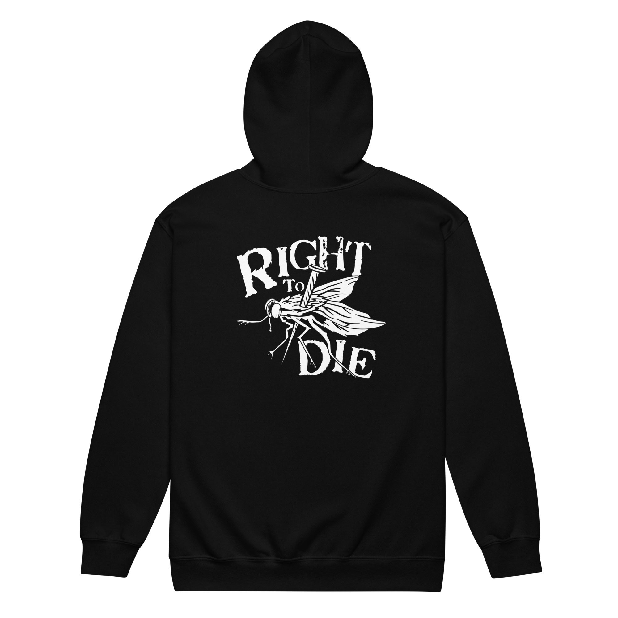 The Dread King Logan "Dead Fly" Unisex Zip Up Hoodie