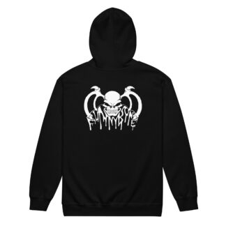 Funny Bone "Wings of Death" Unisex Zip Up Hoodie