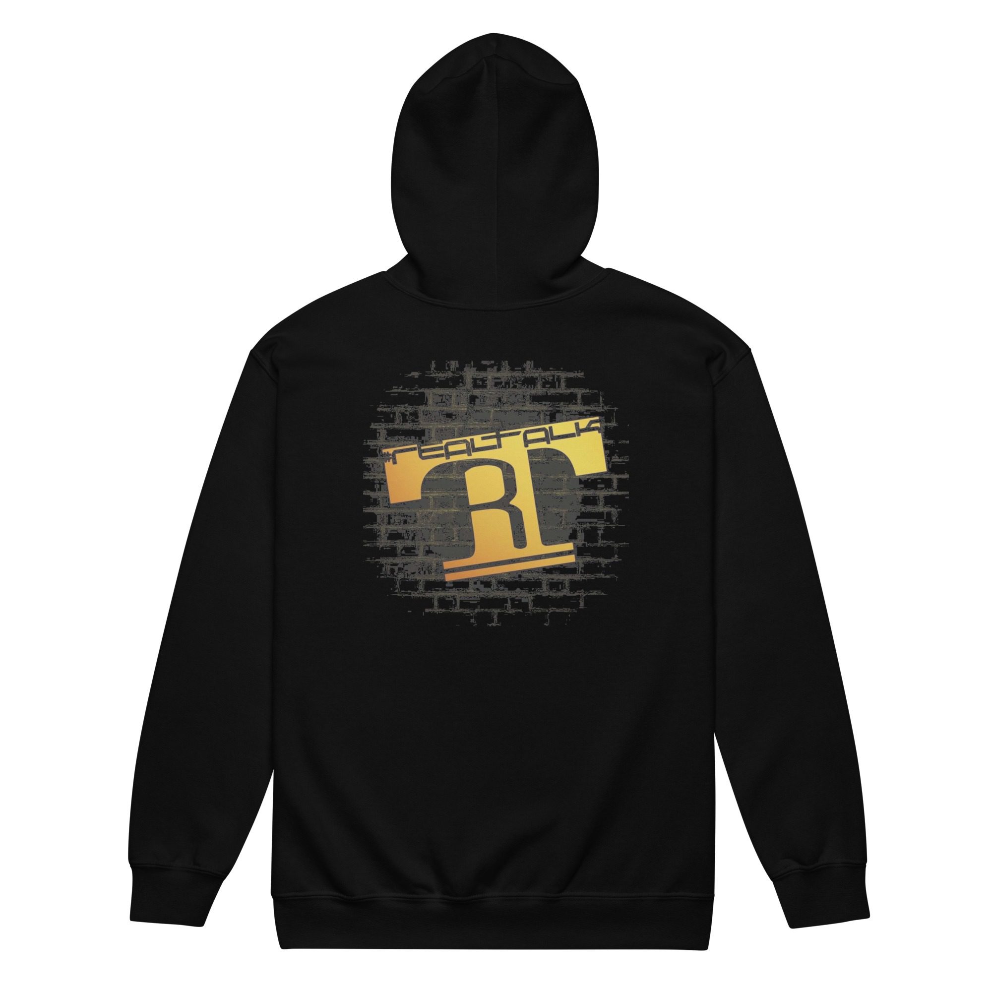 #RealTalk Rashad Tyson "#RealTalk Logo (Concrete Jungle)" Unisex Zip-up Hoodie