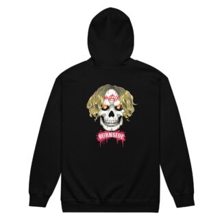 Max Burnside "Skull Logo" Unisex Zip Up Hoodie