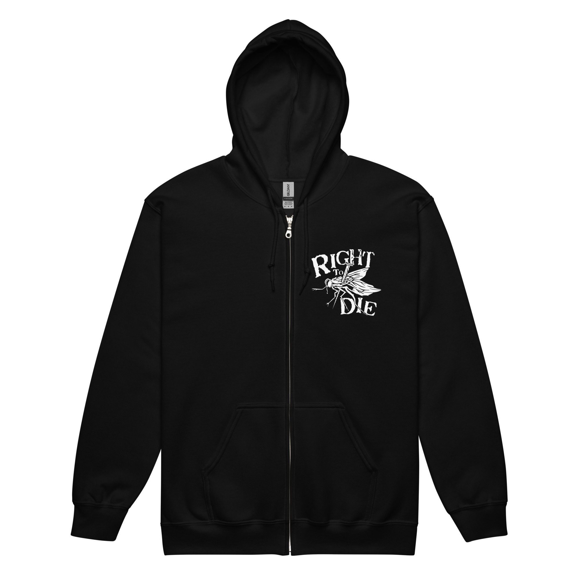 The Dread King Logan "Dead Fly" Unisex Zip Up Hoodie