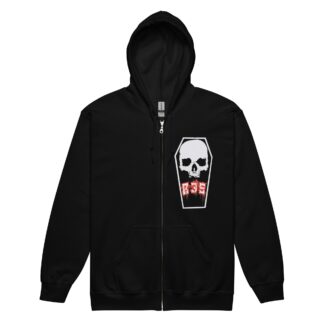 Black Cube Society "Coffin" Unisex Zip Up Hoodie