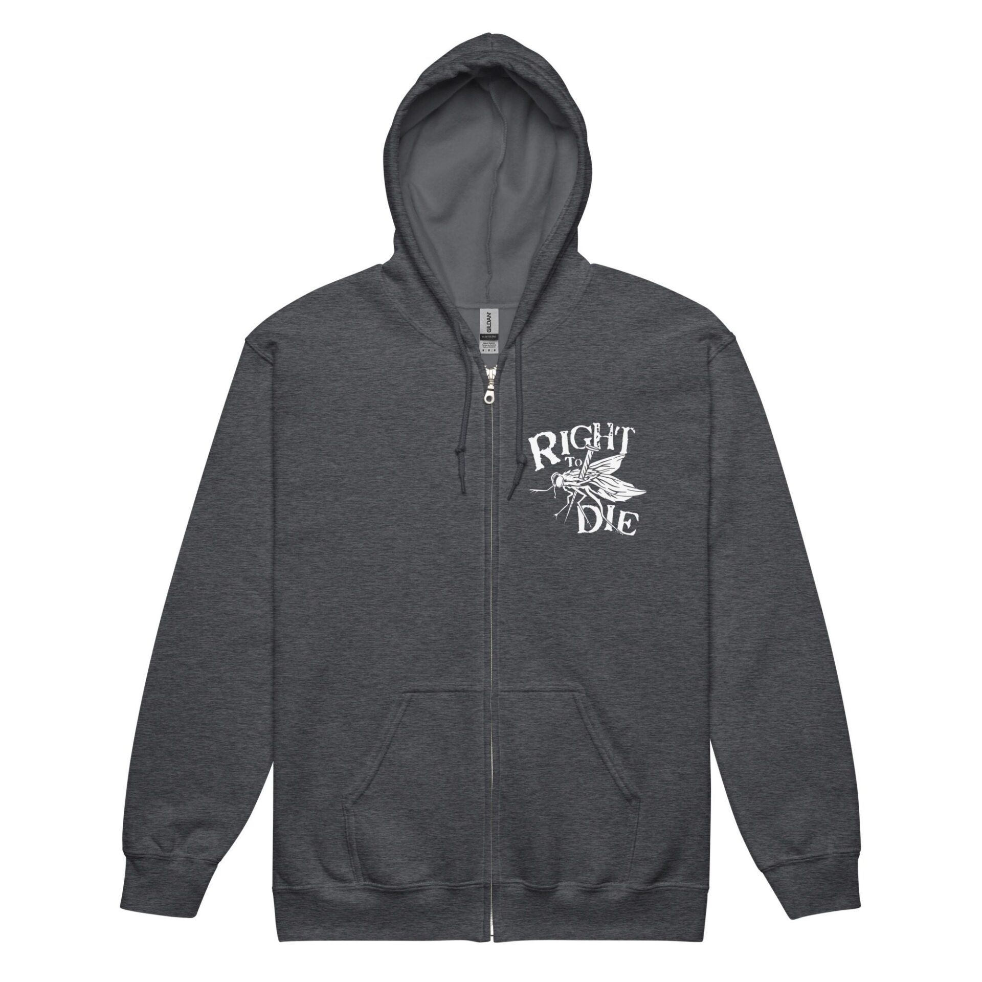 The Dread King Logan "Dead Fly" Unisex Zip Up Hoodie