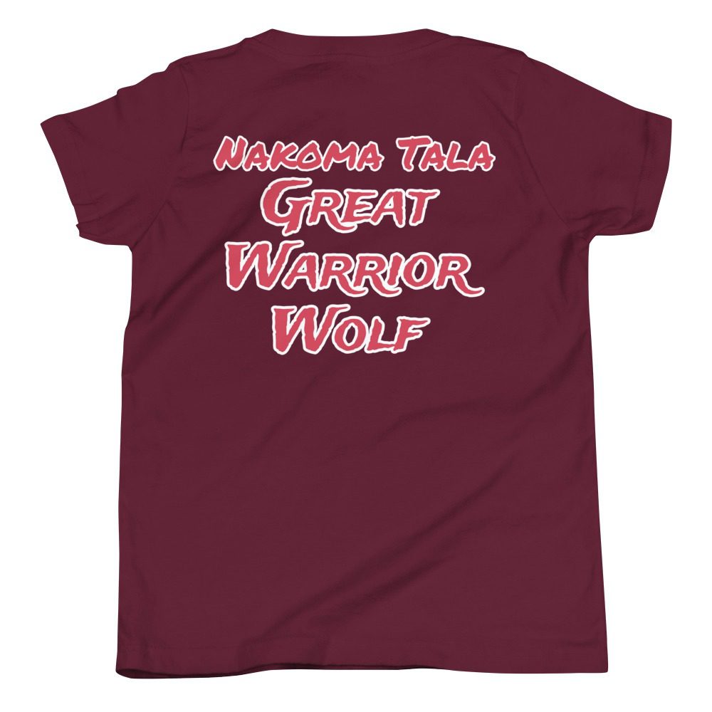 Nakoma Tala “Great Warrior Wolf” Youth Short Sleeve T-Shirt