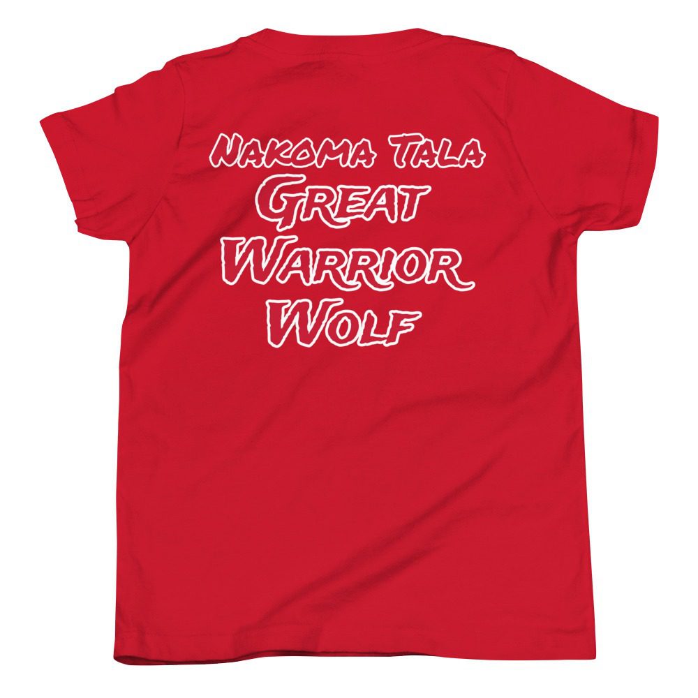 Nakoma Tala “Great Warrior Wolf” Youth Short Sleeve T-Shirt