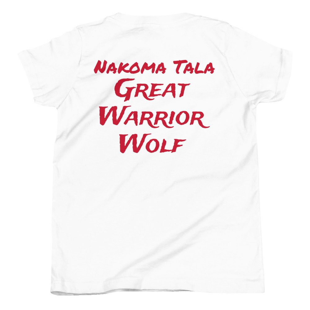 Nakoma Tala “Great Warrior Wolf” Youth Short Sleeve T-Shirt