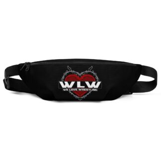 Tommy Trainwreck "We Love Wrestling barbwire heart design" Fanny Pack